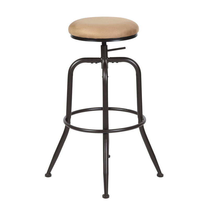 Williston Christiam Swivel Lift Height Upholstery Stool & Reviews